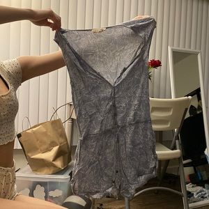 blue romper never been worn